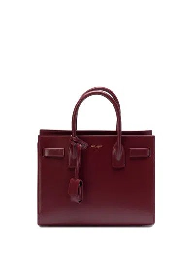 Saint Laurent `sac De Jour` Baby Handbag In Red