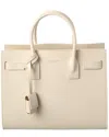 Saint Laurent Sac De Jour Baby Leather Satchel (authentic ) In Beige