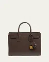Saint Laurent Sac De Jour Baby Top-handle Bag In Smooth Leather In Gray