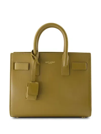 Saint Laurent Classic Sac De Jour Nano Tote Bag In Purple