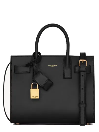 Saint Laurent "sac De Jour" Bag In Black