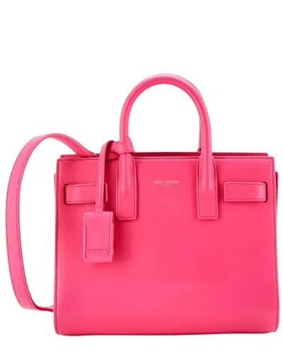 Saint Laurent Sac De Jour Bag Nano (authentic Pre-loved) In Pink