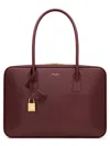 Saint Laurent Sac De Jour Bauletto Bag In Box  In Burgundy