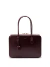 Saint Laurent ``sac De Jour Bauletto` Handbag In Red