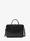 Saint Laurent Sac De Jour Large Slim Bauletto Bag In Smooth Leather In Black