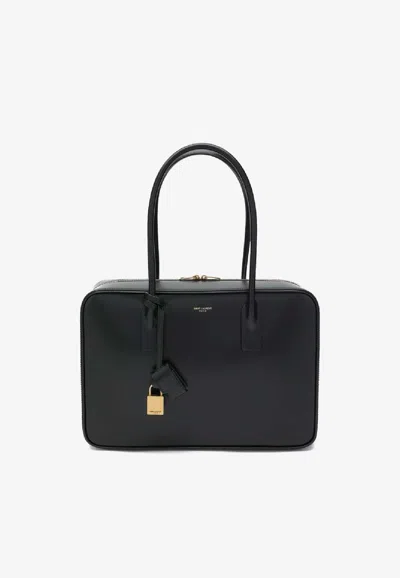Saint Laurent Sac De Jour Bowling Bag In Black
