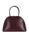 Saint Laurent Sac De Jour Demilune Bag In Burgundy