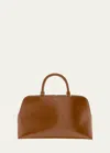 Saint Laurent Sac De Jour Doctor Top-handle Bag In Smooth Leather In 2760 Dark Cork