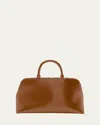 Saint Laurent Sac De Jour Doctor Top-handle Bag In Smooth Leather In Dark Cork