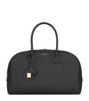 Saint Laurent Leather Sac De Jour Duffle Bag In Black