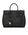 Saint Laurent Sac De Jour Grained Tote Bag In Black