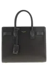 Saint Laurent Sac De Jour Nano Shiny Leather Satchel Bag In Black