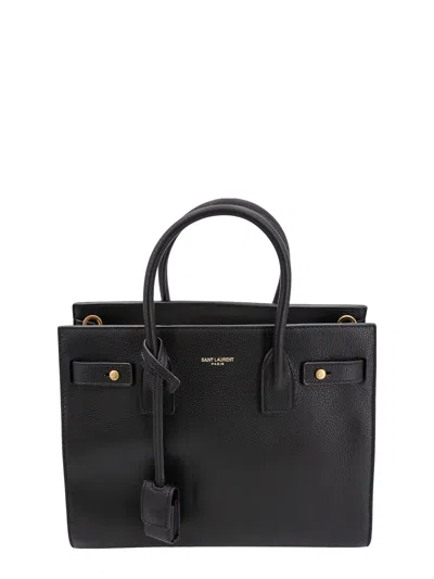 Saint Laurent Sac De Jour Handbag In Black