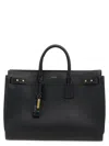 Saint Laurent Black Sac De Jour Tote Bag In Black