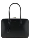 Saint Laurent Sac De Jour Bauletto Top Handle Shoulder Bag In Black