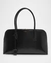 Saint Laurent Sac De Jour Large Bowling Top-handle Bag In Leather In Noir