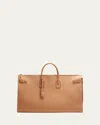 Saint Laurent Sac De Jour Large Duffle Bag In Smooth Leather In Vintage Brown/gold