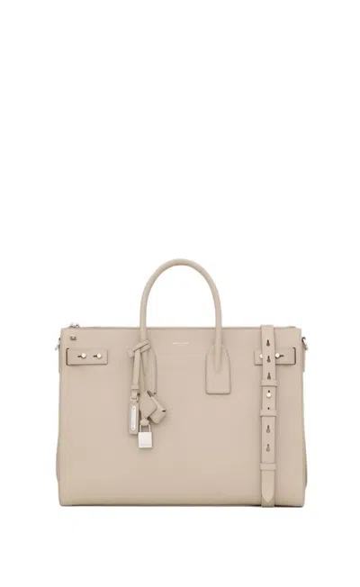 Saint Laurent Sac De Jour Leather Tote Bag