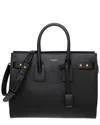 Saint Laurent Sac De Jour Leather Tote In Black