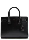 Saint Laurent Sac De Jour Mini Leather Top Handle Bag In Black