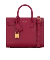 Saint Laurent Sac De Jour Mini Shoulder Bag In Raspberry Pink