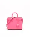 Saint Laurent Sac De Jour Nano Crossbody Bag In Pink