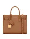 Saint Laurent Sac De Jour Nano In Smooth Leather In Brown