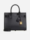 Saint Laurent Nano Sac De Jour Leather Satchel In Black