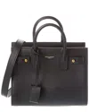 Saint Laurent Sac De Jour Nano Leather Shoulder Bag In Black