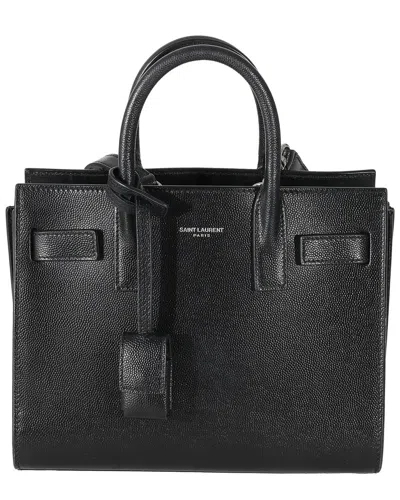 Saint Laurent Sac De Jour Nano Leather Tote
