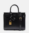 Saint Laurent Sac De Jour Nano Leather Tote In Nero/nero