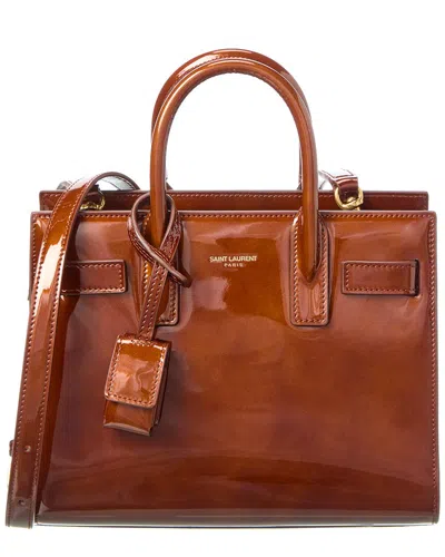 Saint Laurent Sac De Jour Nano Patent Satchel