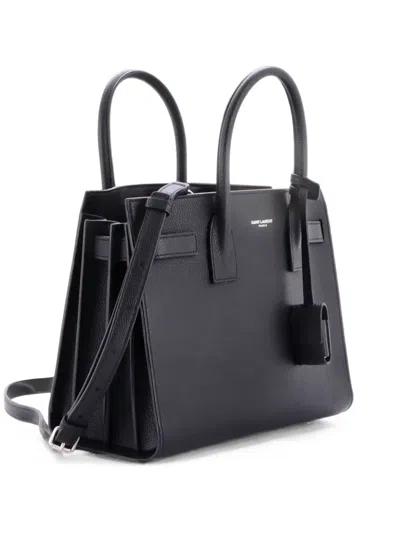Pre-owned Saint Laurent Sac De Jour Nm Bag Leather Baby Tote Bag In Black