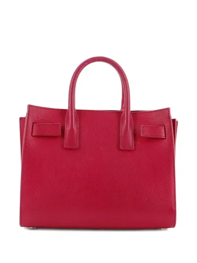 Pre-owned Saint Laurent Sac De Jour Nm Bag Leather Nano Tote Bag In Pink