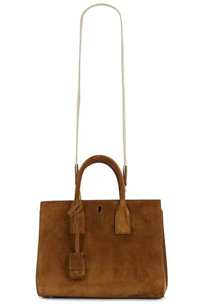 Saint Laurent Sac De Jour Small Bag In Brown