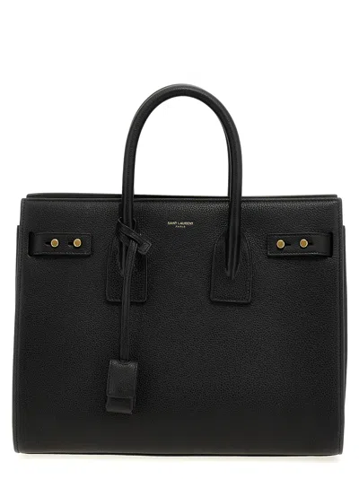 Saint Laurent Sac De Jour Small Handbag In Black