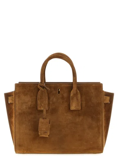 Saint Laurent Sac De Jour Small Handbag In Brown