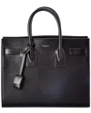 Saint Laurent Sac De Jour Baby Leather Tote In Black