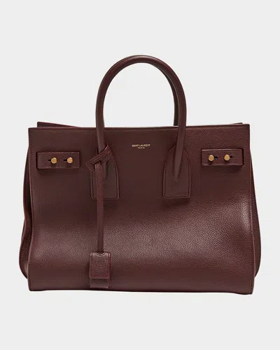 SAINT LAURENT SAC DE JOUR SMALL LEATHER TOP-HANDLE BAG