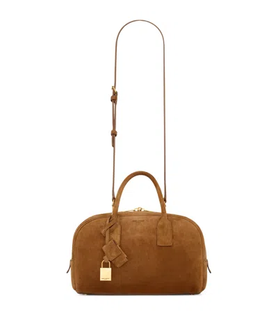 Saint Laurent Suede Sac De Jour Top-handle Bag In Sand