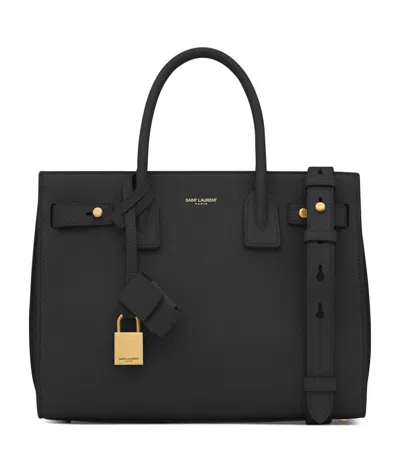 Saint Laurent Sac De Jour Tote Bag In Black
