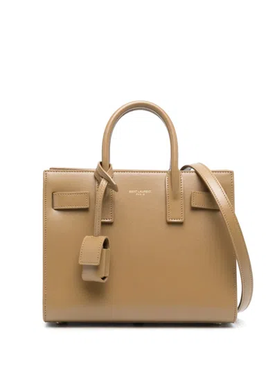 Saint Laurent Sac De Jour Handtasche In Neutrals