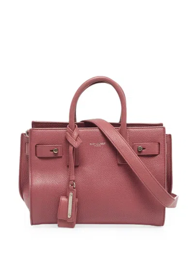 Pre-owned Saint Laurent Sac De Jour Tote Bag In Pink