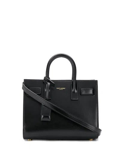 Saint Laurent Women's Ysl Sac De Jour Nano Bag In Nero,nero