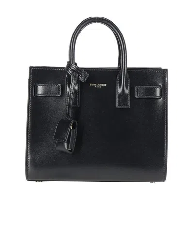 Saint Laurent Sac De Jour Tote In Black