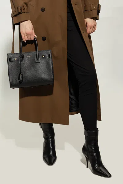 Saint Laurent ‘sac Du Jour' Shoulder Bag In Black