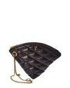 Saint Laurent Sade Leather Coin Purse In Black
