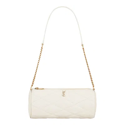 Pre-owned Saint Laurent Sade Tube Bag 'crema Soft' In Cream