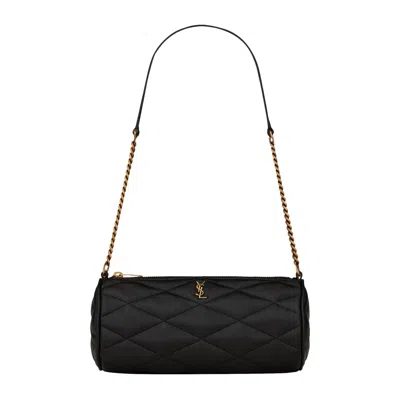 Pre-owned Saint Laurent Sade Tube Bag 'nero' In Black
