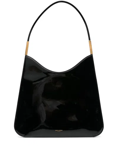 Pre-owned Saint Laurent Sadie Tote Bag In Black